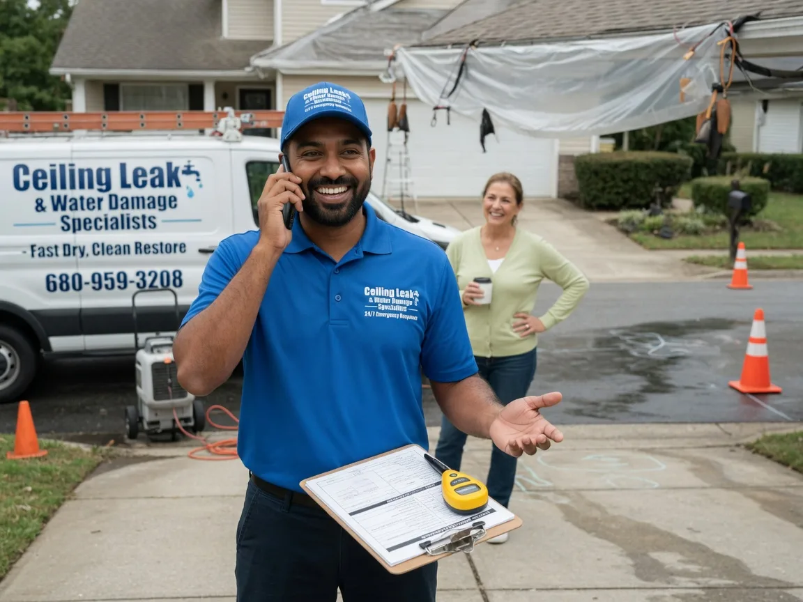 Ceiling Leak Cleanup Castalia, IA FAQs